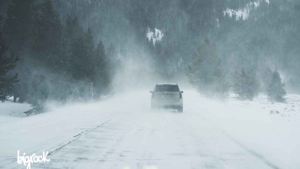 Un giorno pieno di neve.